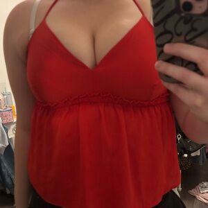 Active USA Red Camisole Top